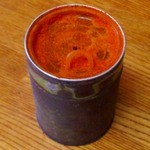 よしだ - 吉田やきそば店(お好み焼･焼きそば よしだ)店内自家製辛し[オナーズガーデン松岡編]
