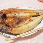 ひわらび食堂 - でかいホッケ