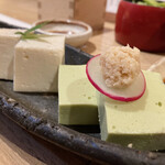豆腐料理 空野 - チーズ豆腐とアボカド豆腐♡