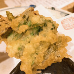 豆腐料理 空野 - 菜の花の天ぷら♪