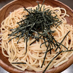 Saruve - タラコとイカのスパゲティ　¥900