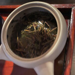 Kosanji natsume - ほうじ茶葉〜　凄く甘みがありました。