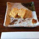 蕎麦 遊庵 - でもやっぱりだし巻き玉子をチョイスしました♪