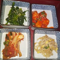 百済 - キムチ2種ナムル2種