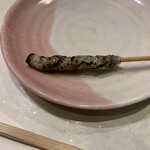 銀貨一枚 - サヨリの炙り皮