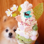 カフェ・ド・リオン パレット - 【2023.04】桜パフェ・SAKURA2023(税込1,903円)