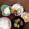 Teppanyaki Yamamoto - お好み焼き定食のお膳