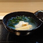 Nitaki Shinomiya - 蛤とワカメと筍の椀