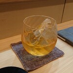 煮焚 しのみや - 大将が20代の時に漬けた自家製梅酒