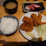 Imari - エビと牡蠣ランチ
