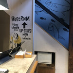 マグロマート - 店舗 内観(右手)上はトイレ？