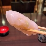 寿司居酒屋からくさ - サービスランチ(握り寿司9貫巻き1本)