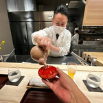 赤坂おぎ乃 - 食前酒　花見酒