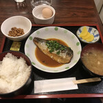 さつま - サバの味噌煮ランチ、600円！納豆、生卵付！