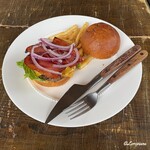 ブロンズグリル - ベーコン＆チーズバーカー