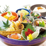 <Gate meal> Colorful daimyo gozen