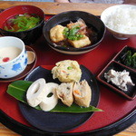 揚げ出し豆腐膳