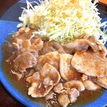 とんき - 豚ロースしょうが焼定食肉多め（ご飯大盛り無料）
1100円