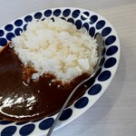 ひなた山蕎麦 - ミニカレー丼　丼？皿だよね