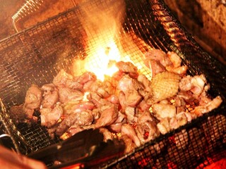 h Tecchiya - 地鶏の火柱炭火焼