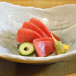 Real tuna sashimi