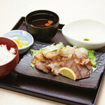 Churashima Agu pork grilled with salt koji and Japanese yam set meal