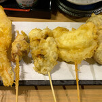立呑み 魚椿 - 天ぷら五種盛り