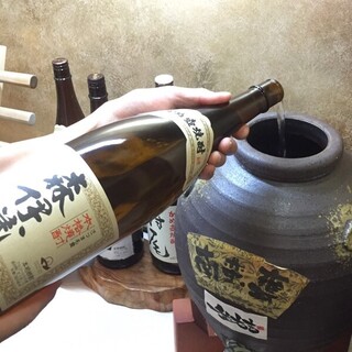 Carefully selected sake◆Cheers with a variety of drinks, including unique shochu.