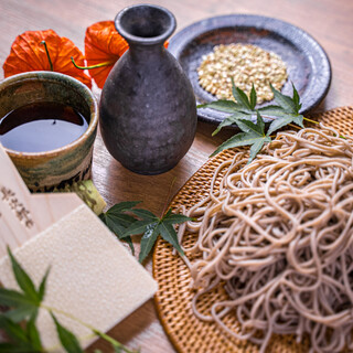 [Freshly ground, freshly made, freshly boiled] Authentic 100 percent soba made with carefully selected ingredients