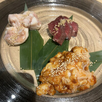 尾崎牛焼肉 銀座 ひむか - 尾崎牛ホルモン３種盛り