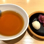 てんぷら 松月 - 天つゆ・漬物