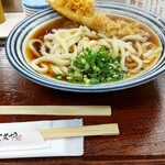 天たまや - 天ぷらうどん・海老天一本 1.000円／大盛り