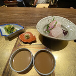 割烹 隆 - 2023.04  タレ最高(๑•᎑•๑)  胡麻とナッツの濃厚な香りが口いっぱいに広がります。