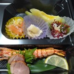 ヒロメ - 海老の塩焼きとデザート等
