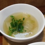 キッチン ブルー グローブ - キャベツスープのアップ