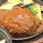 洋食屋牛銀 - デミグラスソースのハンバーグ