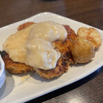 ゆず香 - 豚ヒレ肉のヒレカツ 新玉葱クリーム煮