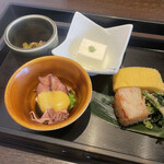 ゆず香 - 前菜の盛り合わせ