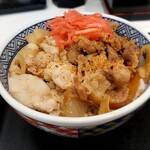 Yoshinoya - 牛豚丼(こんなものはメニューにありません)