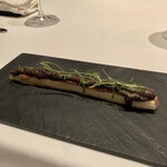 カンテサンス - アスパラ、レバーペースト