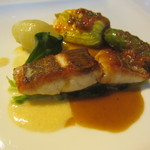 シェ・スガヤ - 真鯛のポワレ 雲丹ソース