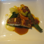 シェ・スガヤ - 真鯛のポワレ 雲丹ソース