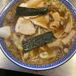 ラーメン ホルモン オールスター - 濃口醤油ラーメンあっさり　大盛