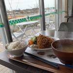 やちよ道の駅食堂 - 眺めが良いです