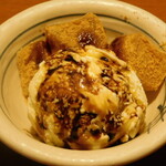 Machida Koshitsu Izakaya Gombee - 黒蜜きなこアイスとわらび餅