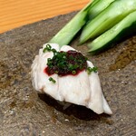 天寿し - 太刀魚 梅肉