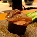 天寿し - 煮蛤 軍艦巻き