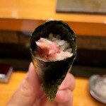 天寿し - ネギトロ 手巻き