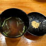 天寿し - 味噌汁 蓴菜
