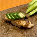 天寿し - 栄螺 オクラ